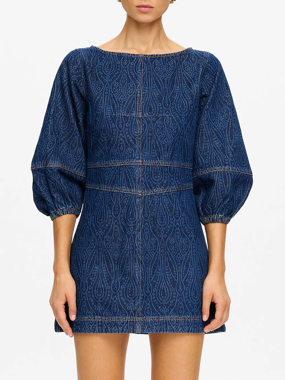 Nixie Denim Mini Dress - Image 7