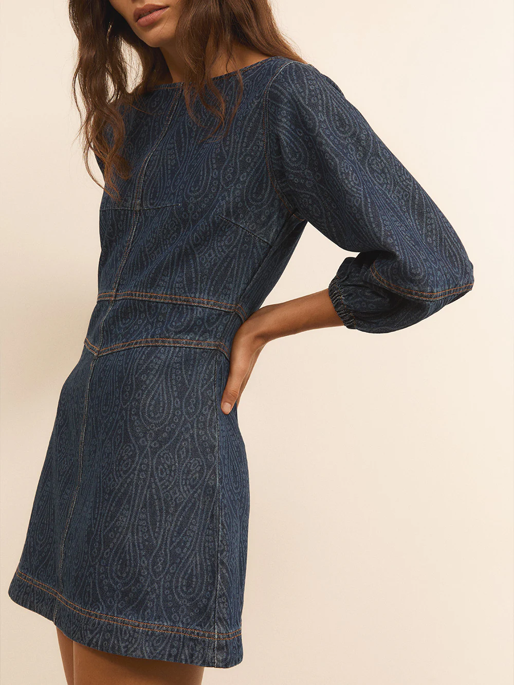 Nixie Denim Mini Dress - Image 8