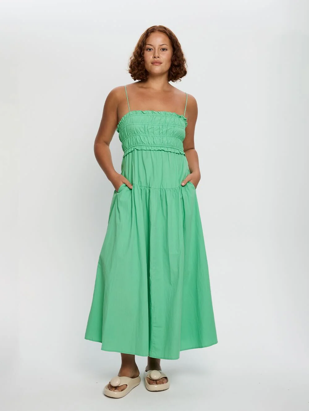 Oasis Maxi Dress - Green - Image 7