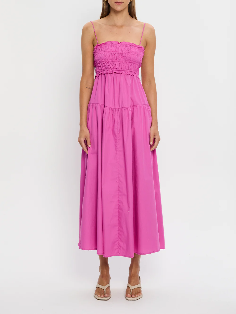 Oasis Maxi Dress - Magenta - Image 6