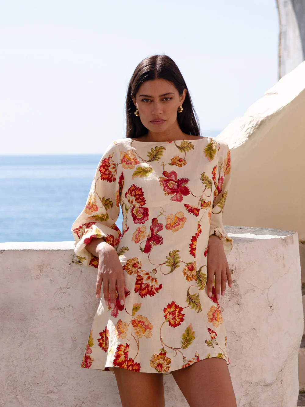 Odessa Sleeved Mini Dress