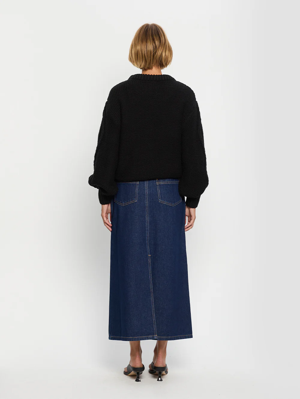 Olesia Knit Sweater - Black - Image 3