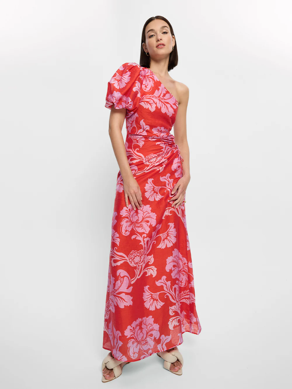 Olina One Shoulder Maxi Dress - Image 2