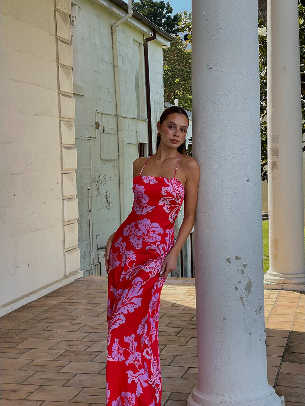Olina Strappy Maxi Dress - Image 2