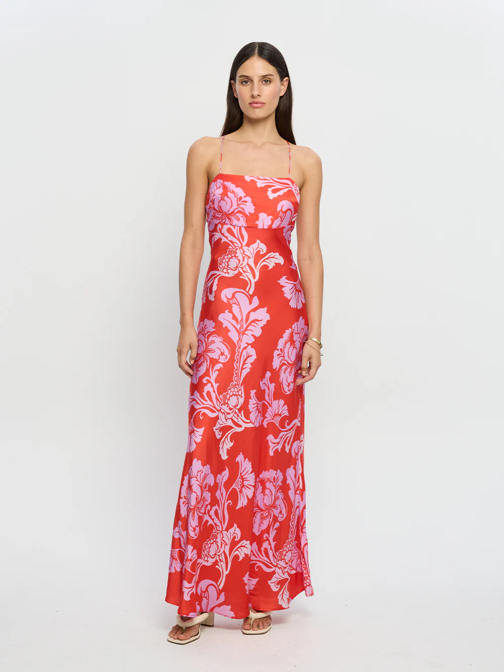 Olina Strappy Maxi Dress - Image 3