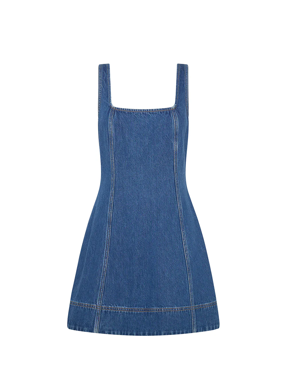 Oriana Denim Mini Dress - Image 7
