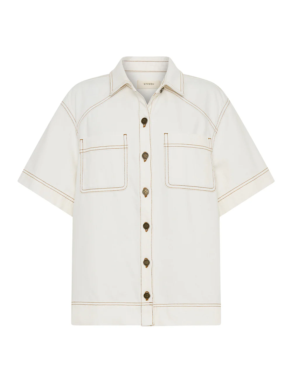 Paloma Denim Shirt - White - Image 6
