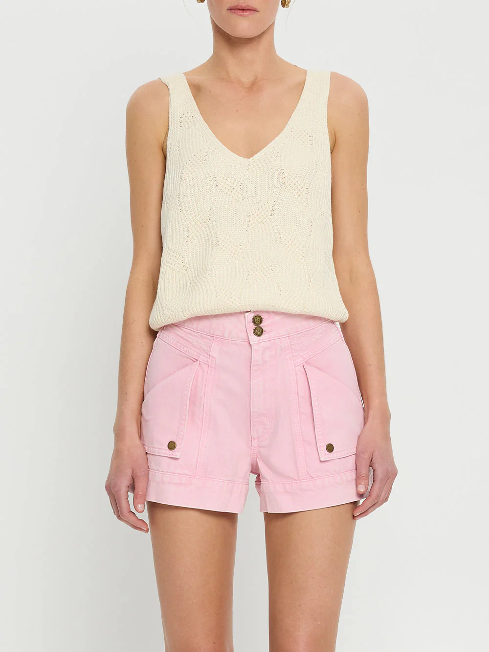 Paloma Denim Short - Pink - Image 4