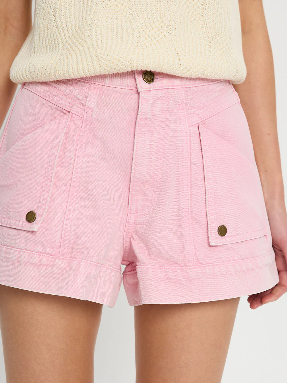 Paloma Denim Short - Pink - Image 5