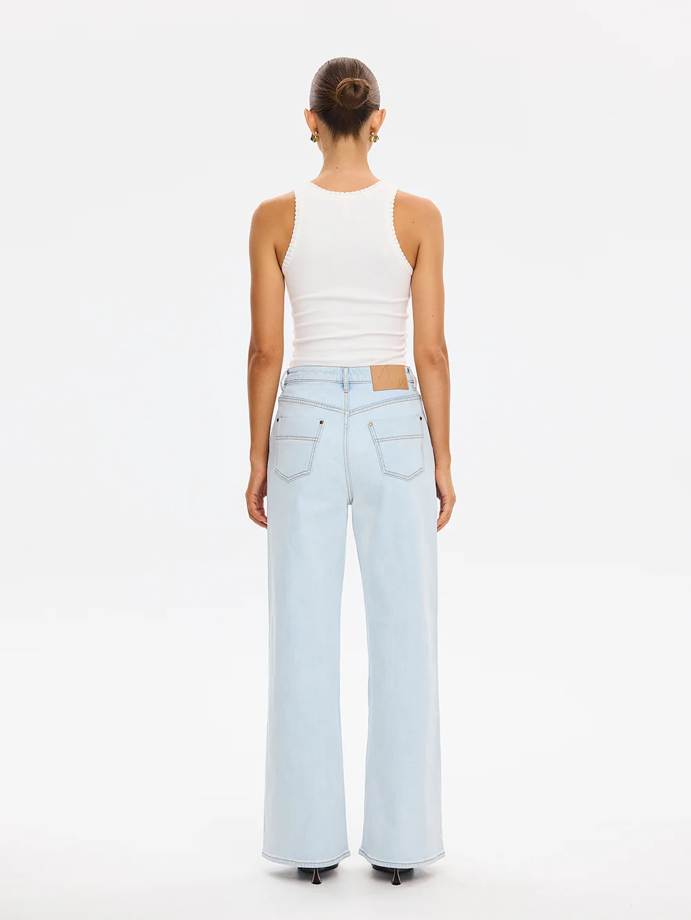 Parker Wide Leg Denim Jean - Image 3