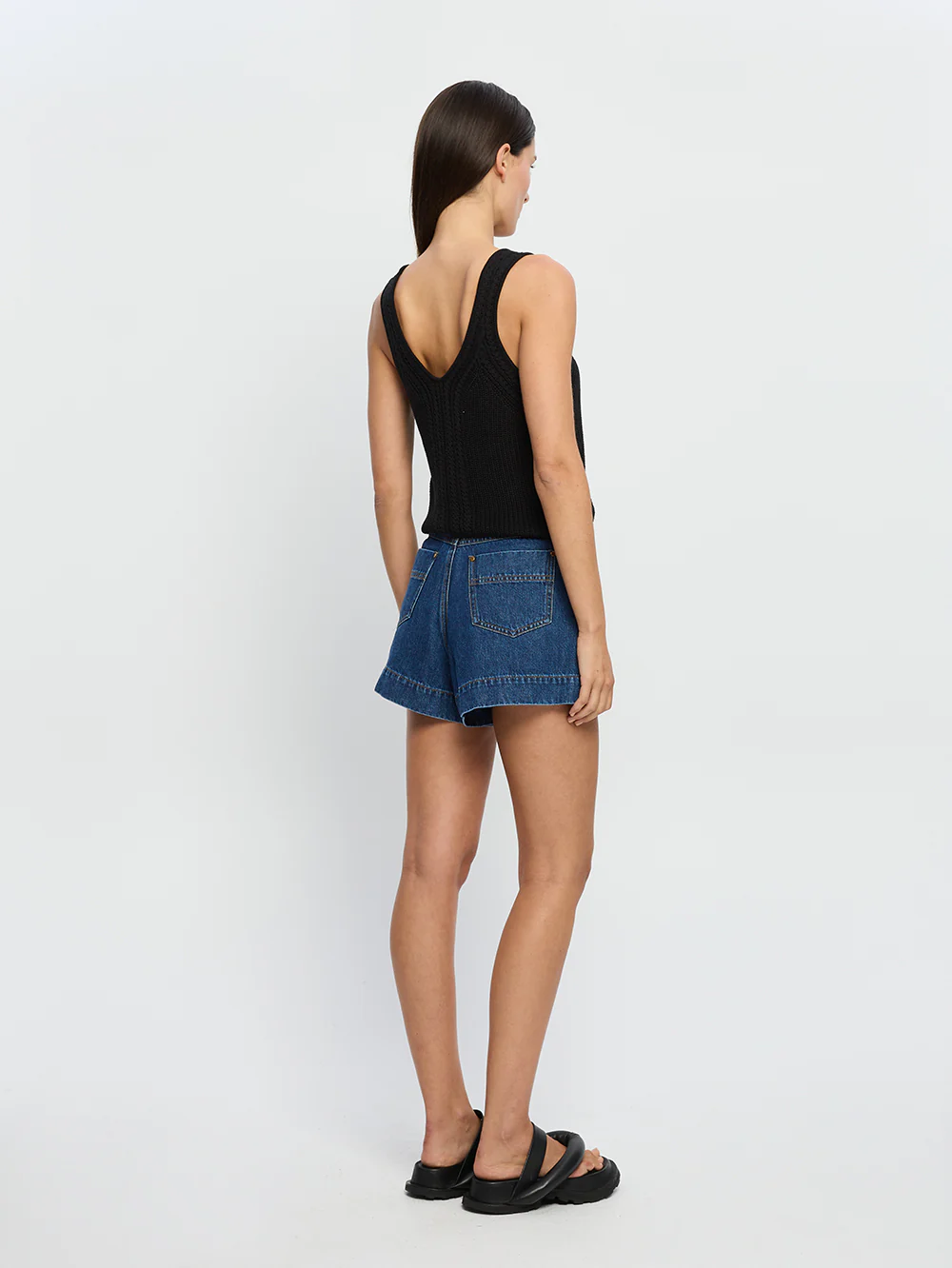 Raven Knit Cami - Black - Image 4