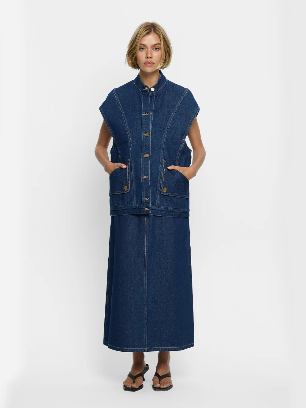 Remi Denim Vest - Image 7