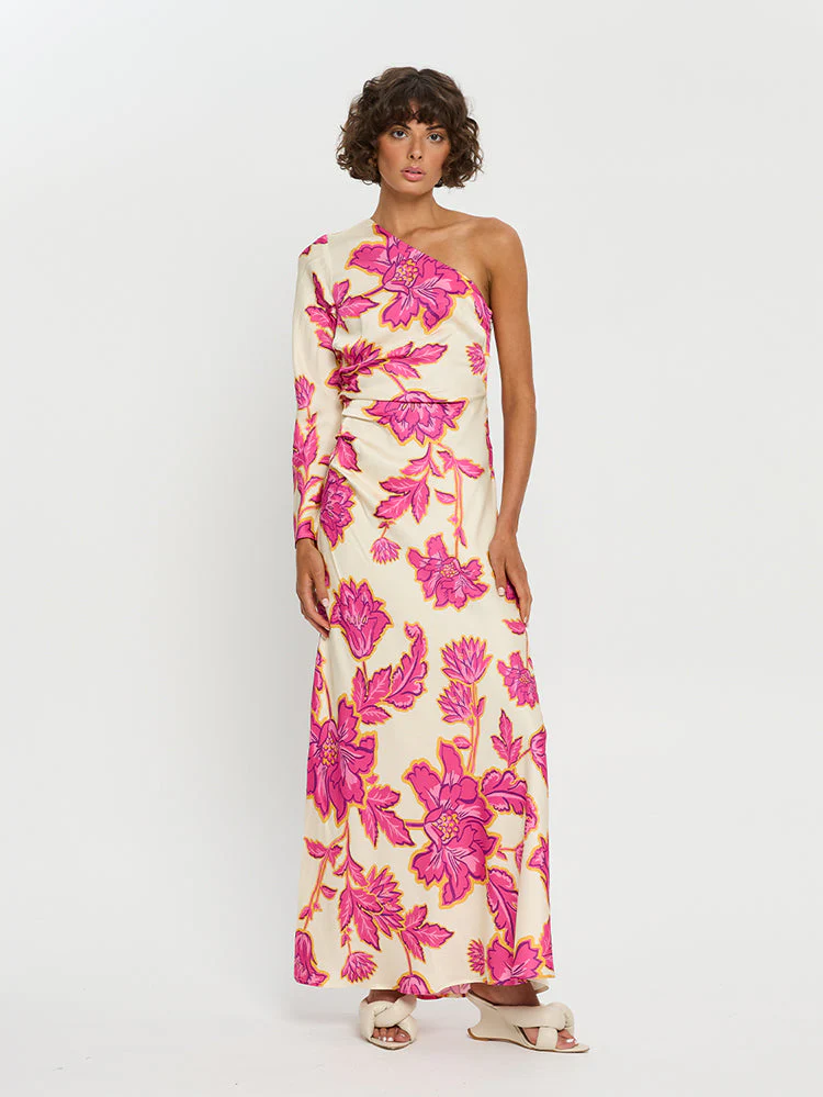 Rhia One Sleeve Maxi Dress - Image 5