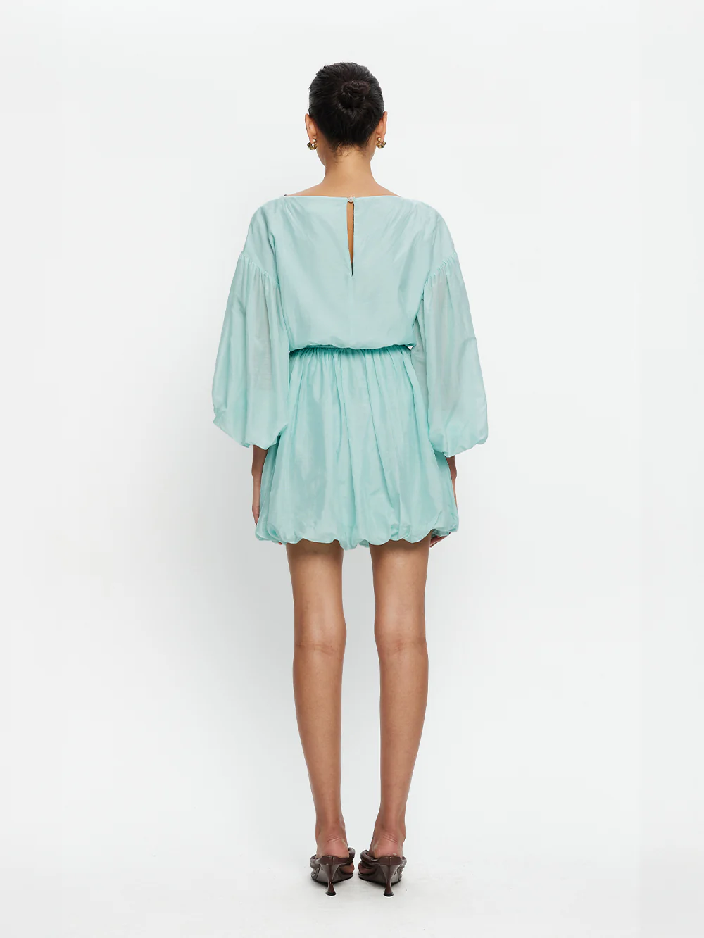 Riley Bubble Hem Mini Dress - Image 5