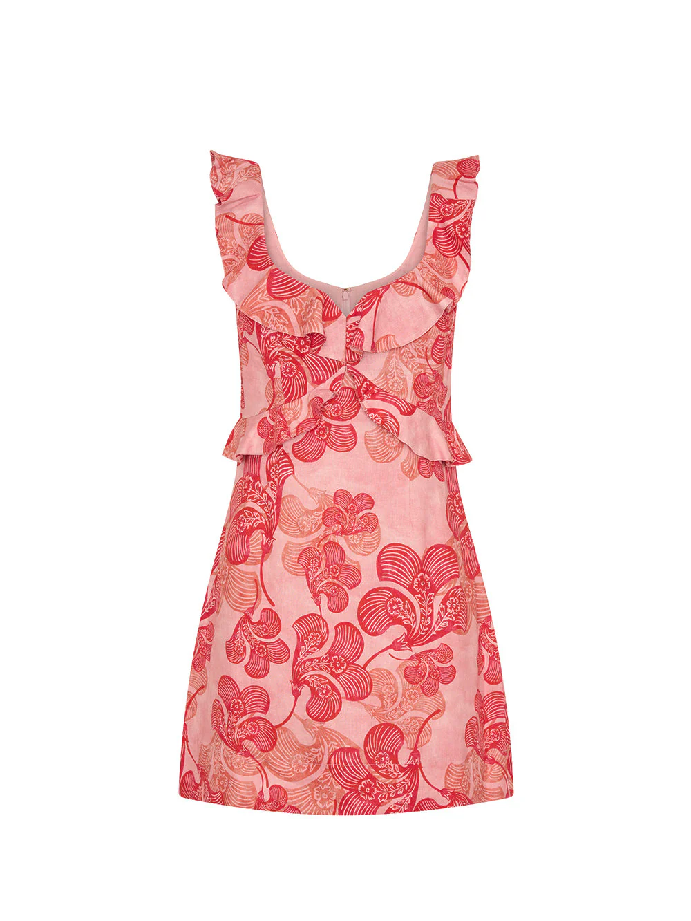 Riviera Ruffle Mini Dress - Image 9