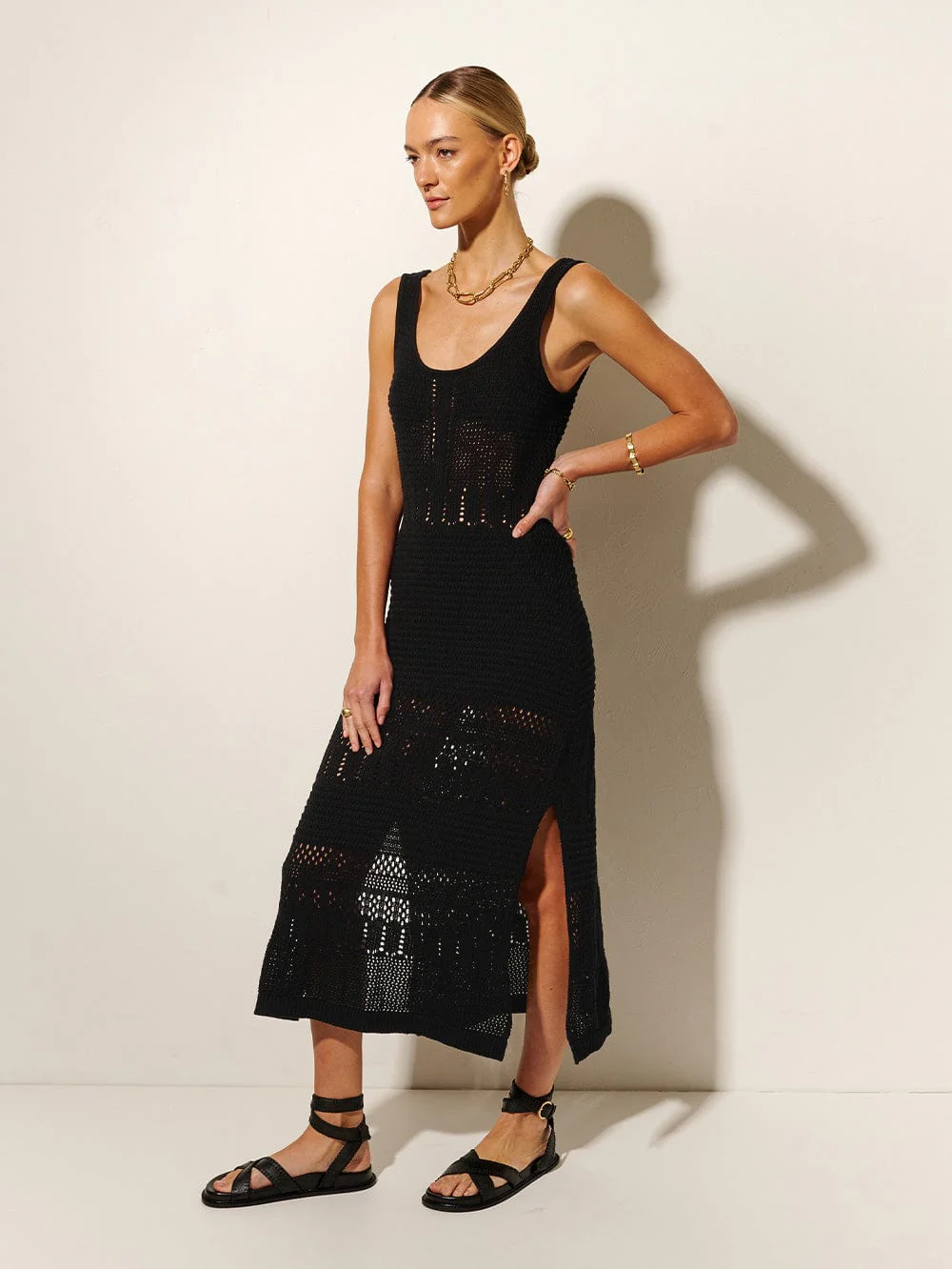 Riza Crochet Midi Dress - Image 2