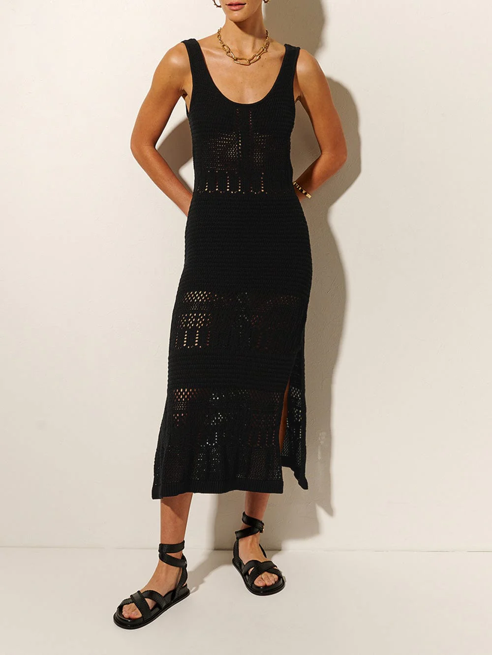 Riza Crochet Midi Dress - Image 5