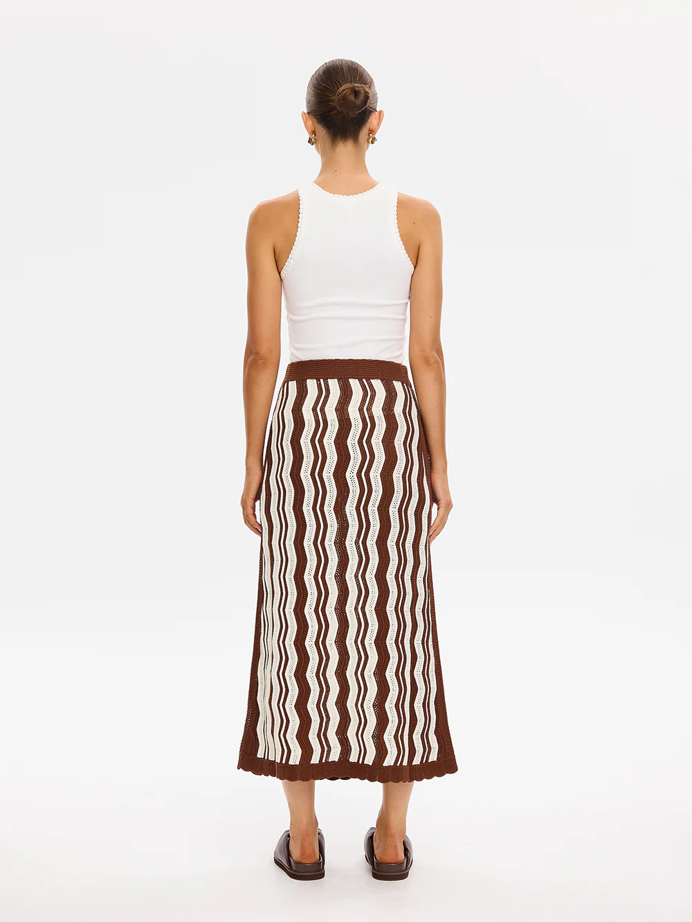 Sarah Knit Midi Skirt - Image 3