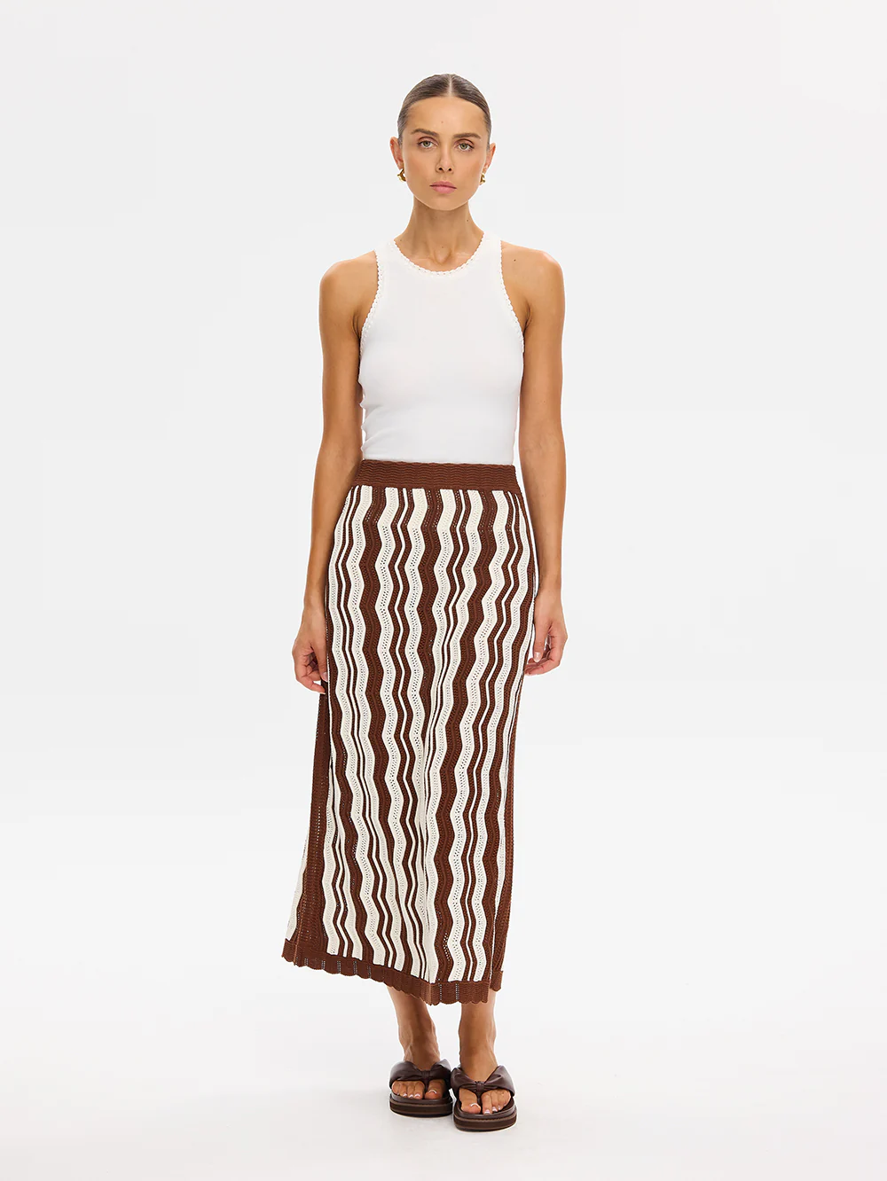 Sarah Knit Midi Skirt - Image 6