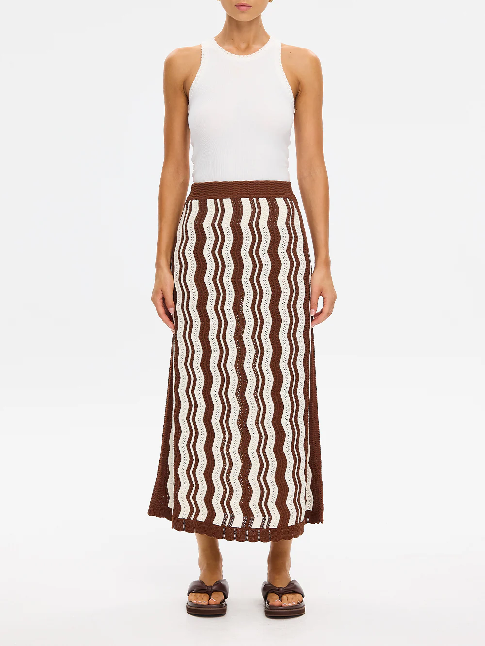 Sarah Knit Midi Skirt - Image 7