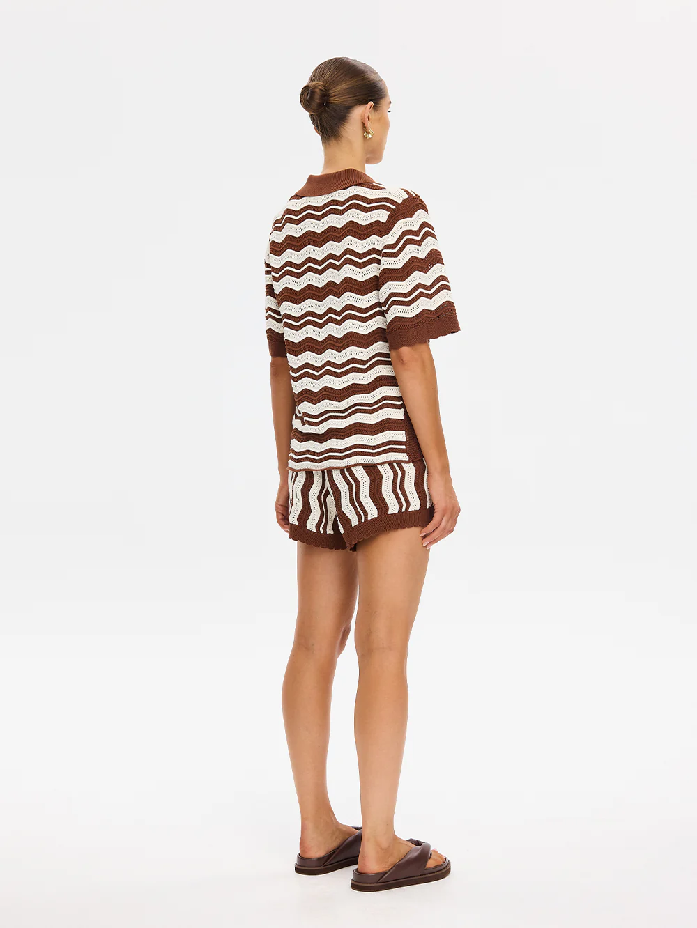 Sarah Knit Polo Top - Image 4