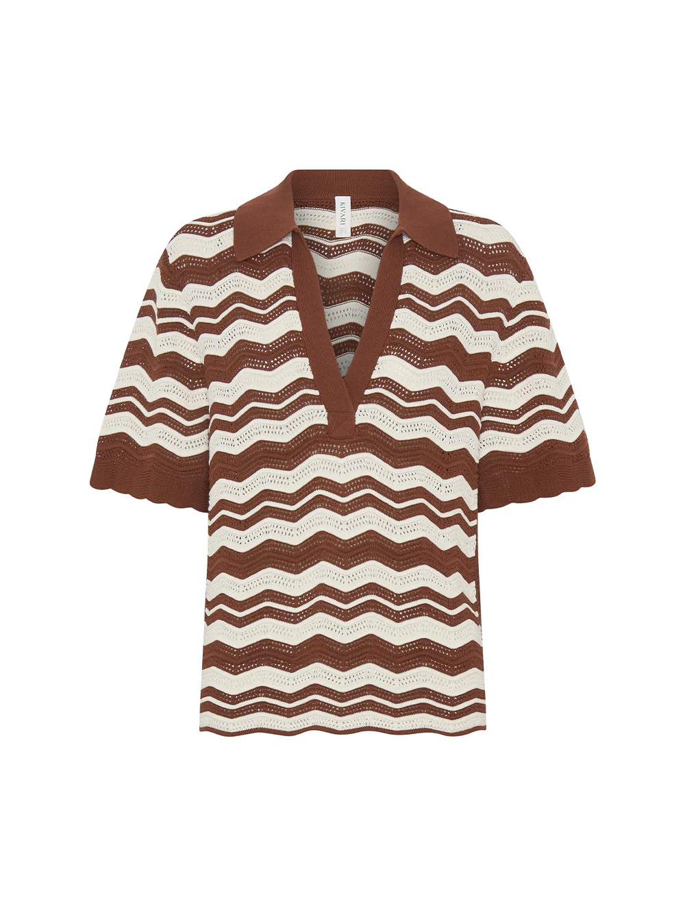 Sarah Knit Polo Top - Image 8