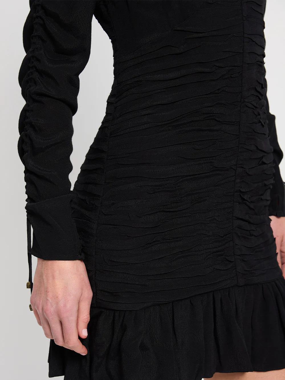Scarlett Gathered Mini Dress - Image 5