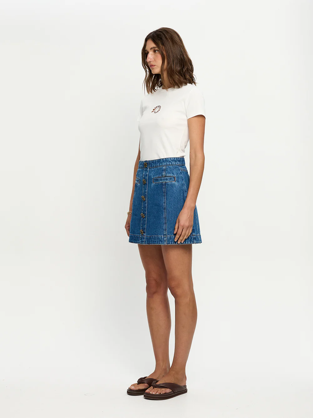 Shea Denim Skirt - Image 2