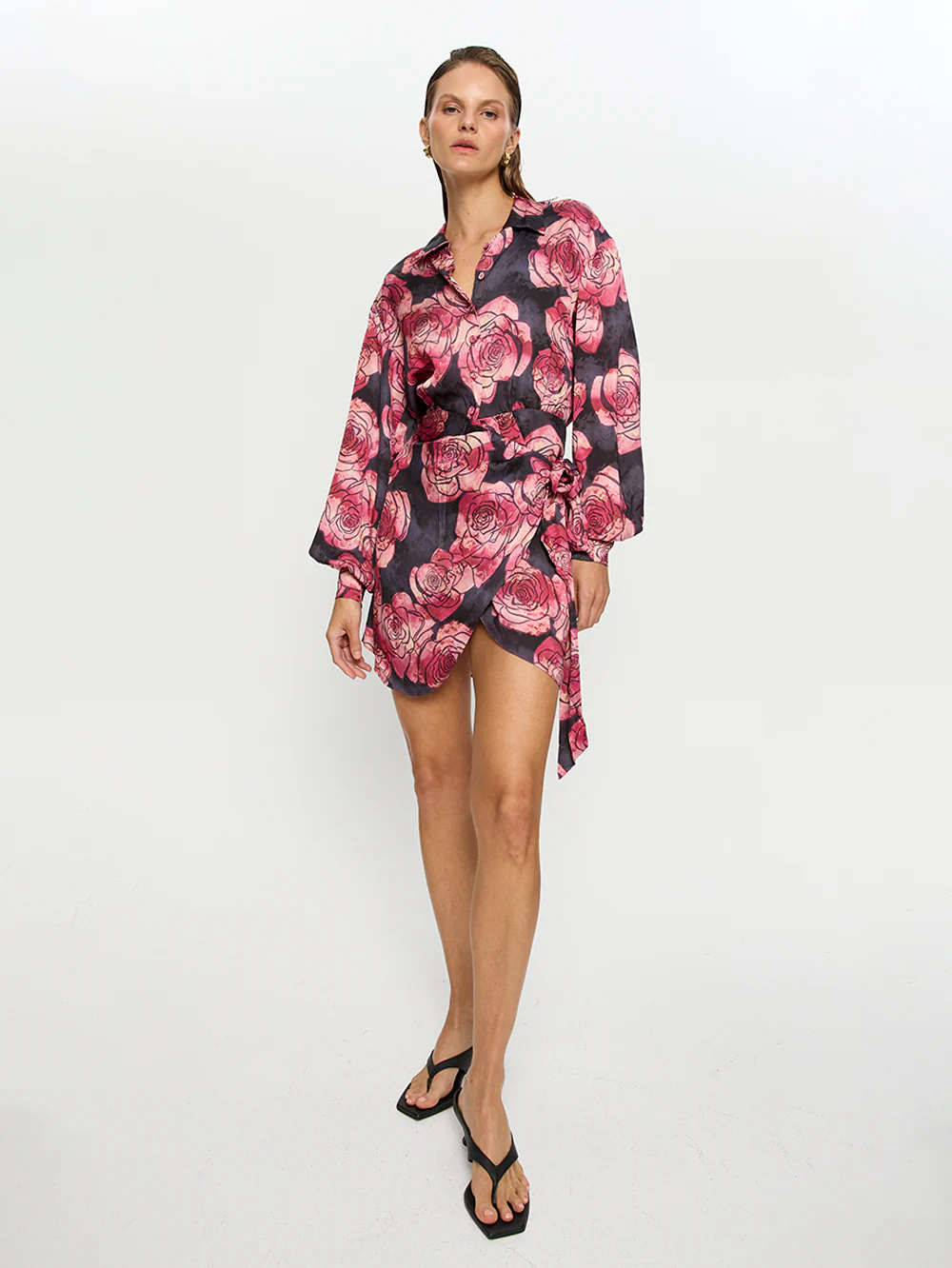 Shia Blouson Mini Dress - Image 6