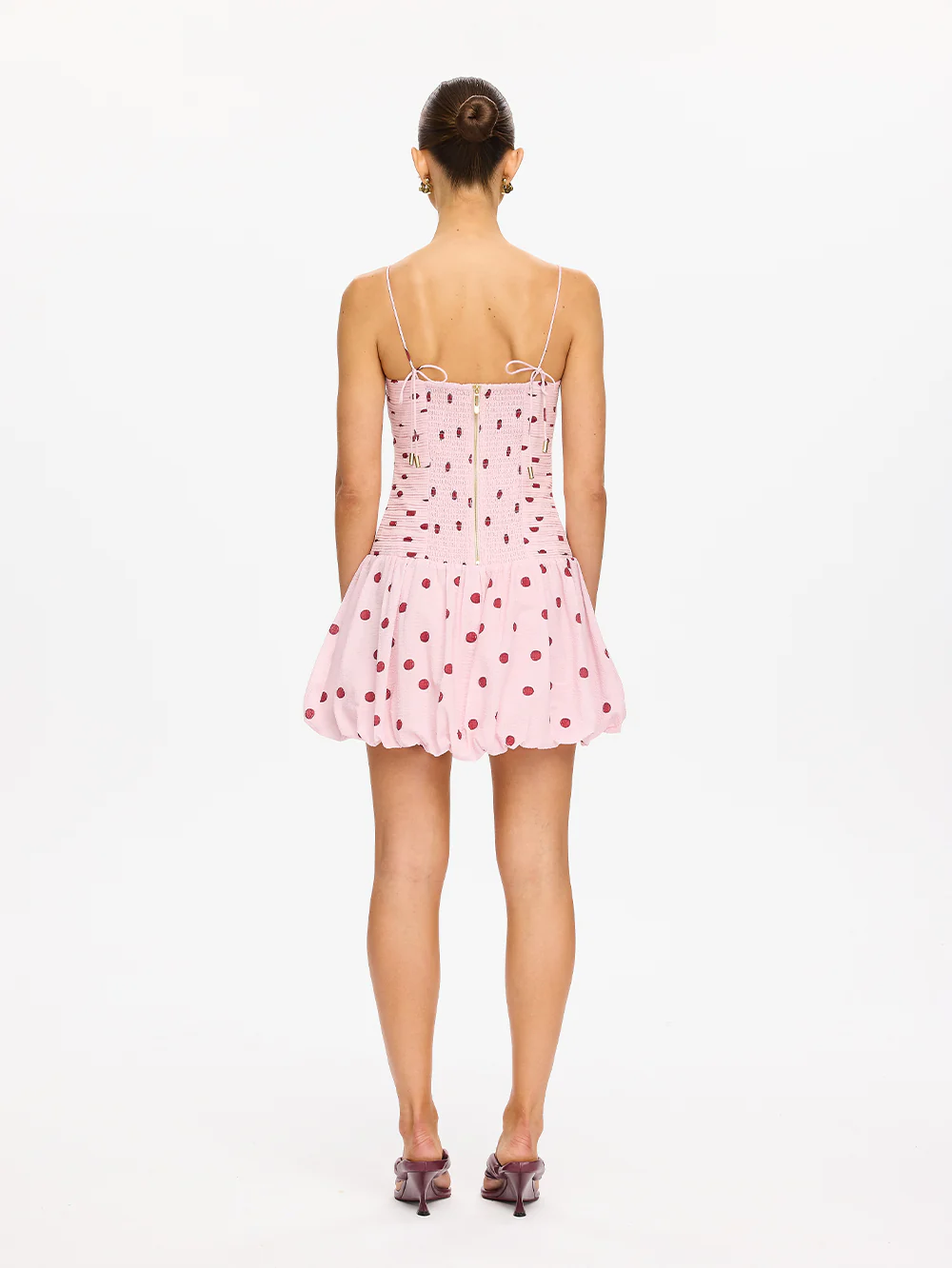 Sia Bubble Hem Mini Dress - Image 4
