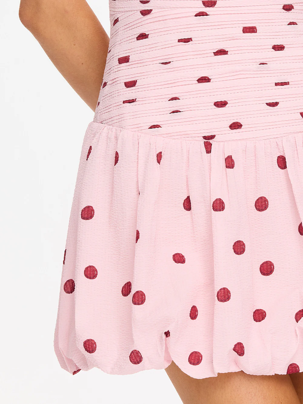 Sia Bubble Hem Mini Dress - Image 5