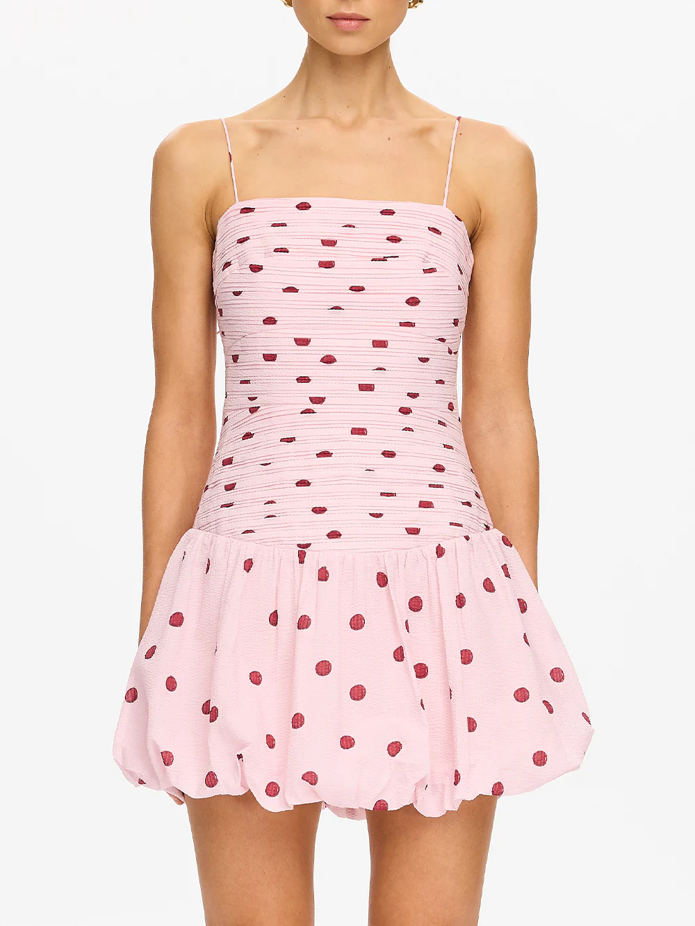 Sia Bubble Hem Mini Dress - Image 7