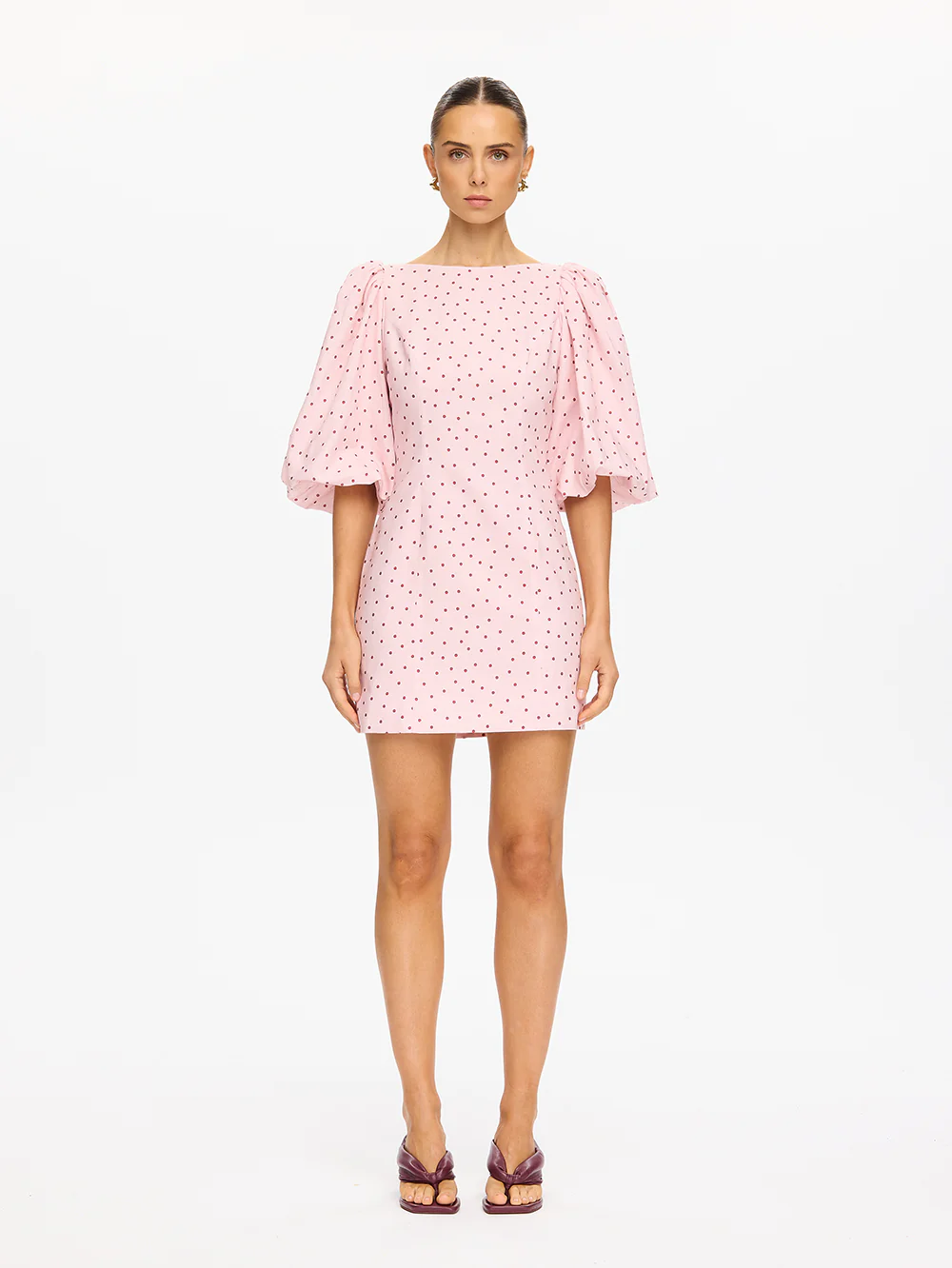 Sia Bubble Sleeve Mini Dress - Image 2