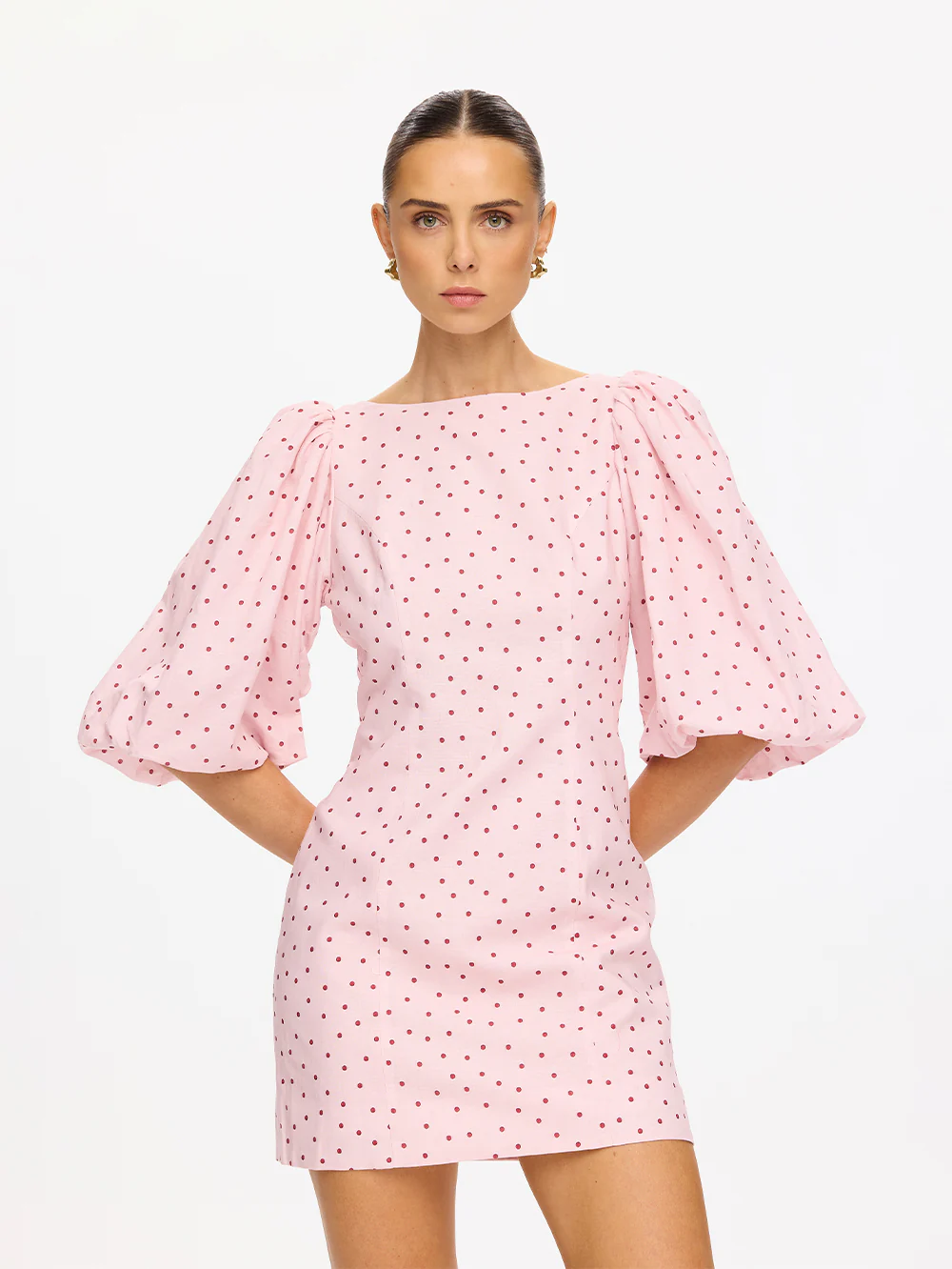 Sia Bubble Sleeve Mini Dress - Image 5