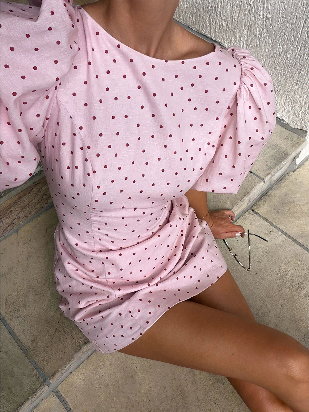 Sia Bubble Sleeve Mini Dress - Image 8