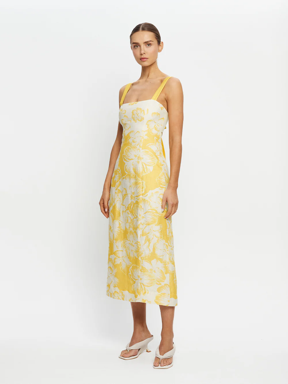 Soraya Tie Back Midi Dress - Image 3