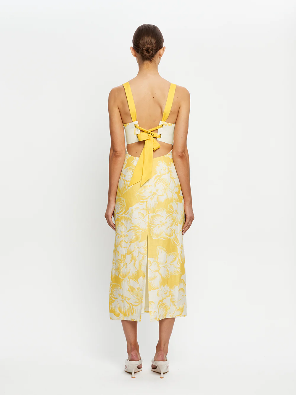 Soraya Tie Back Midi Dress - Image 4