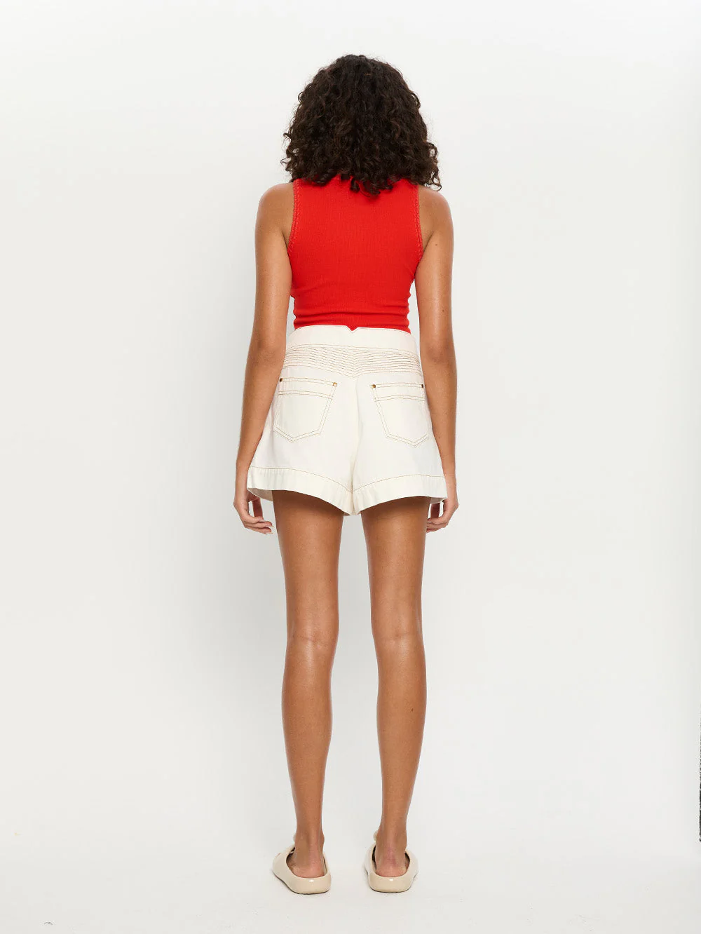 Tallulah High Neck Crop Tank - Image 4