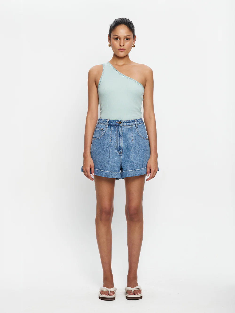 Tallulah One Shoulder Tank - Image 5