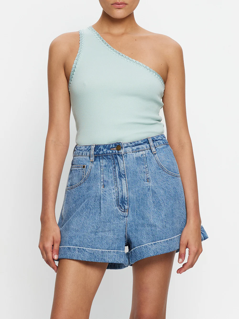 Tallulah One Shoulder Tank - Image 6