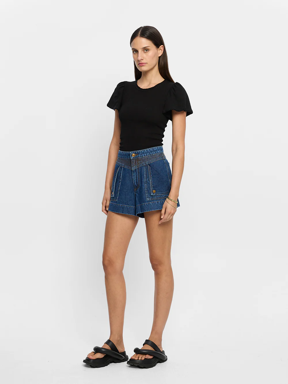 Tallulah Tee - Black - Image 3