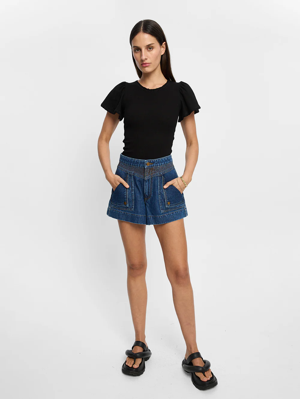 Tallulah Tee - Black - Image 6