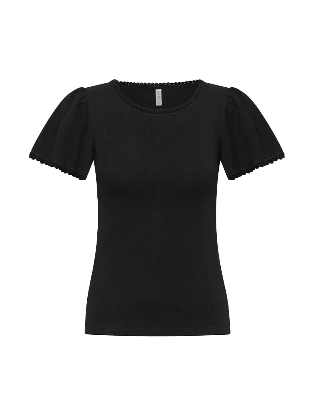Tallulah Tee - Black - Image 7