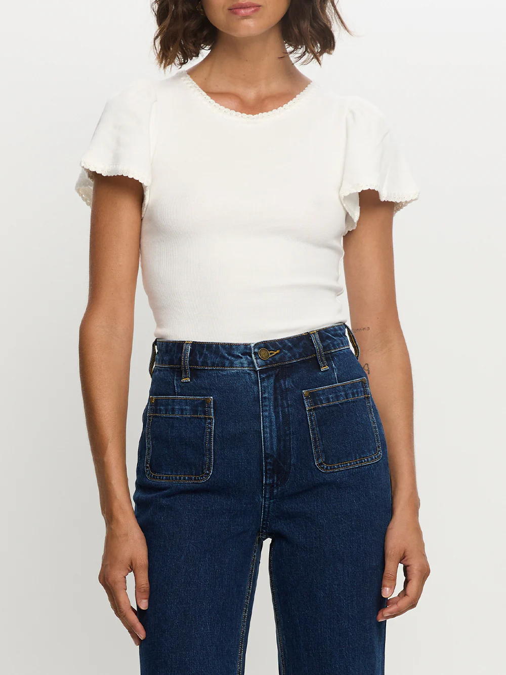 Tallulah Tee - Ivory - Image 5