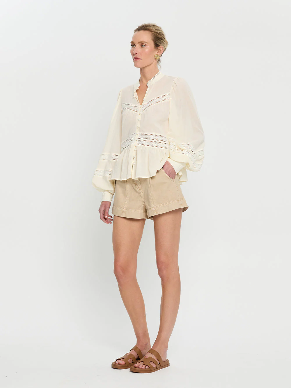 Tana Blouse - Natural - Image 2