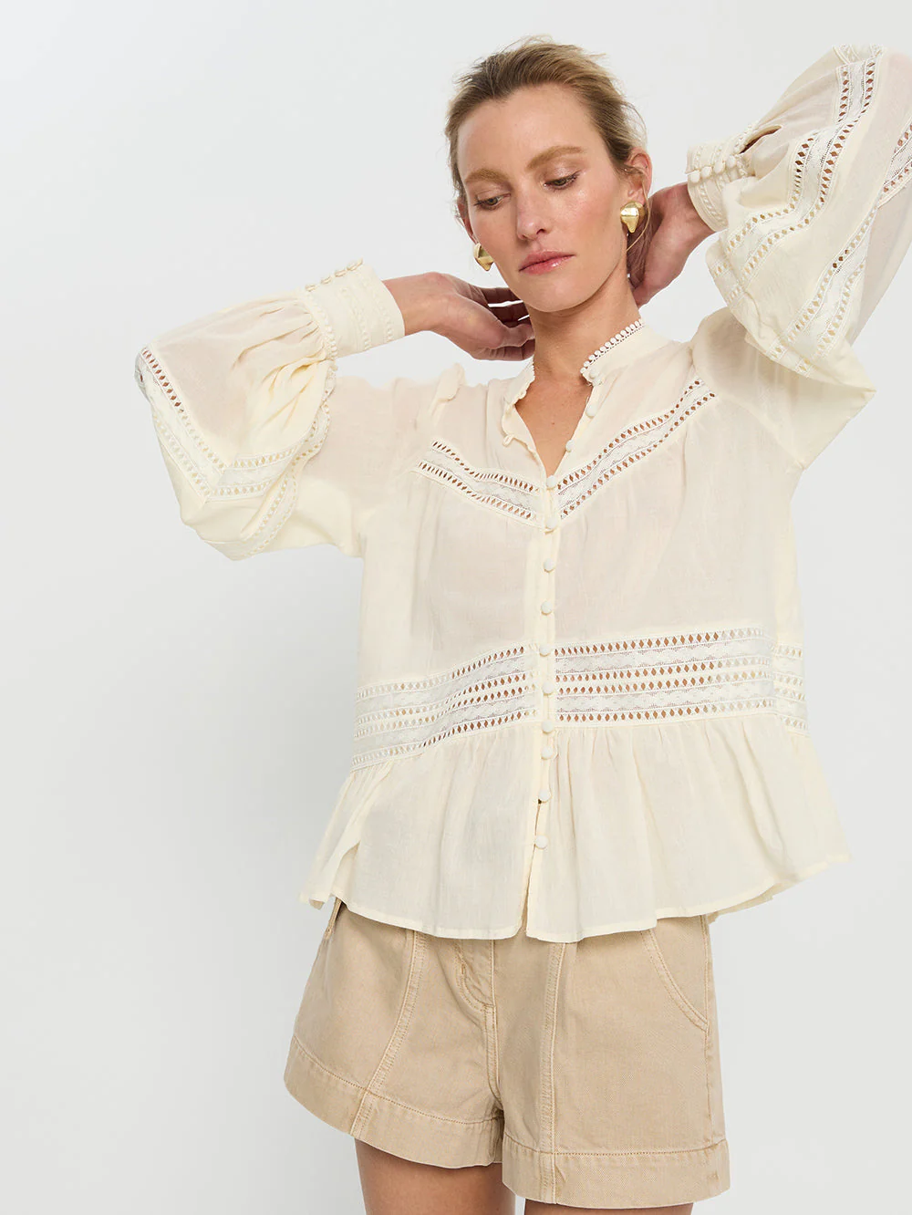 Tana Blouse - Natural - Image 6