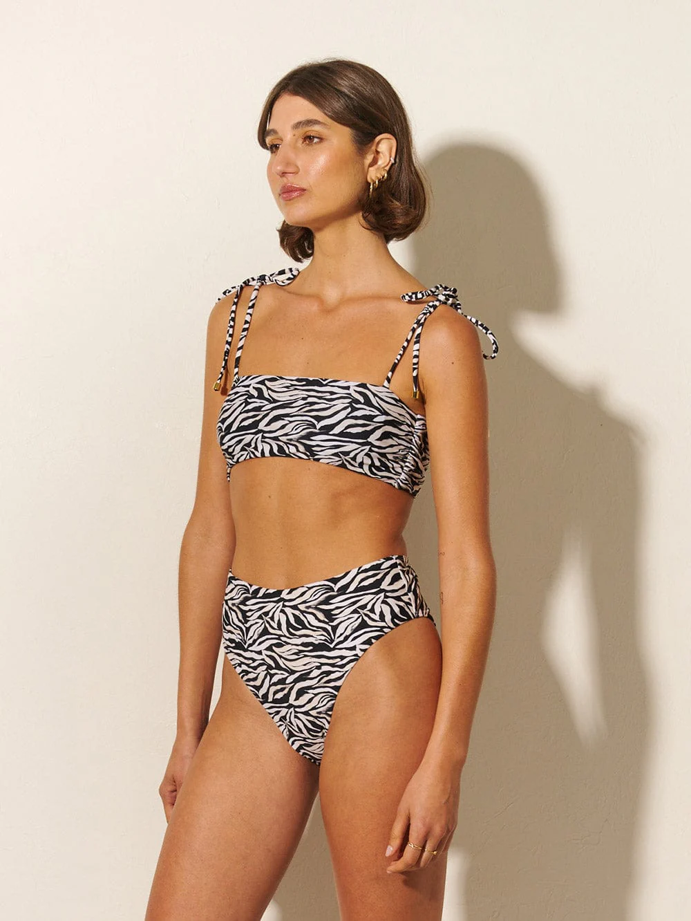 Zenya High Waisted Bikini Bottom - Image 3