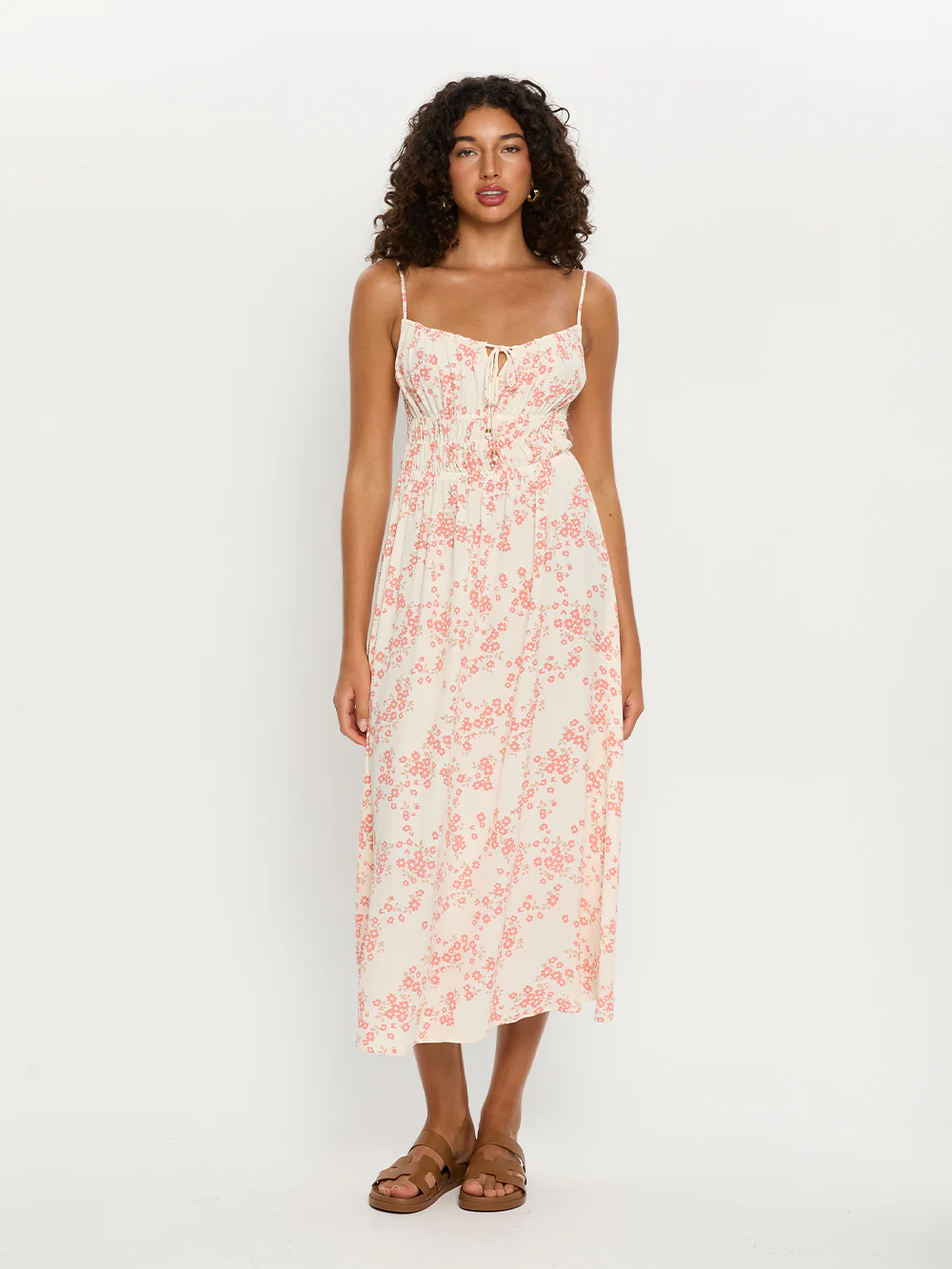 Zia Strappy Midi Dress - Image 2
