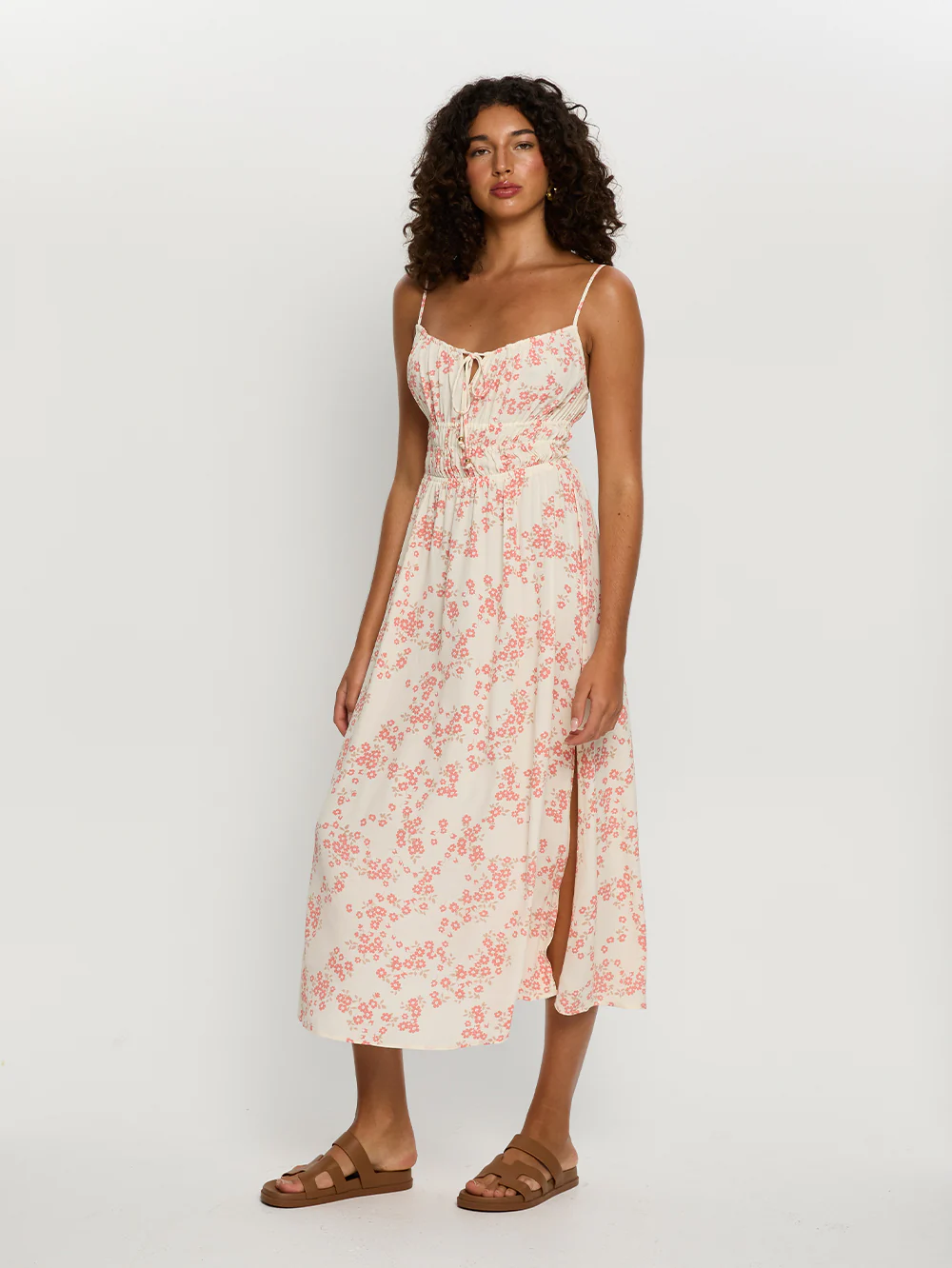 Zia Strappy Midi Dress - Image 3
