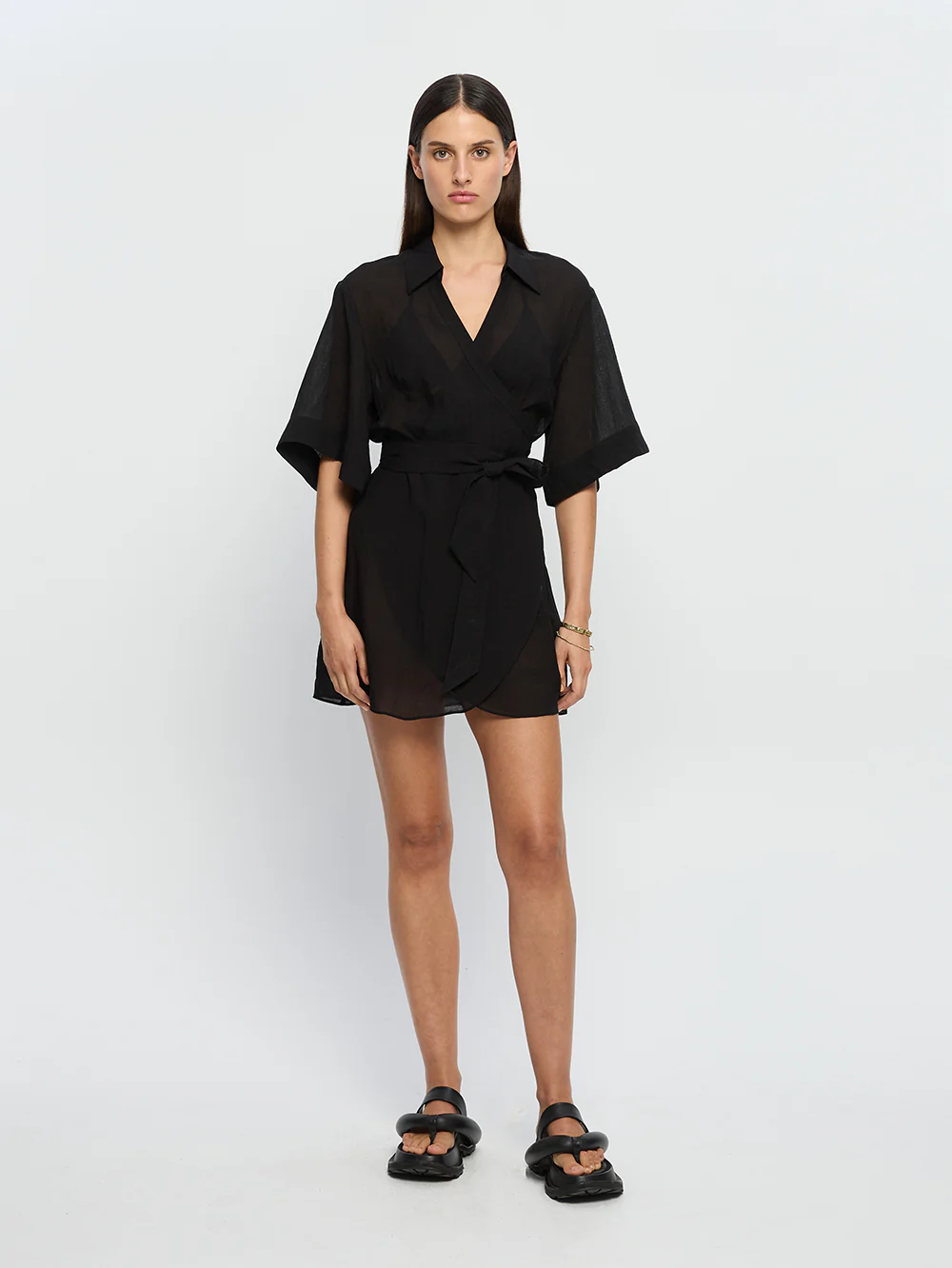 Zita Overswim Wrap Dress - Image 2
